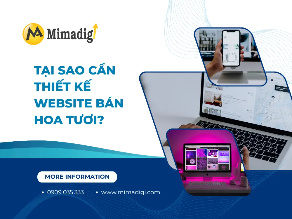 Tại sao cần thiết kế website bán hoa tươi? tại mima