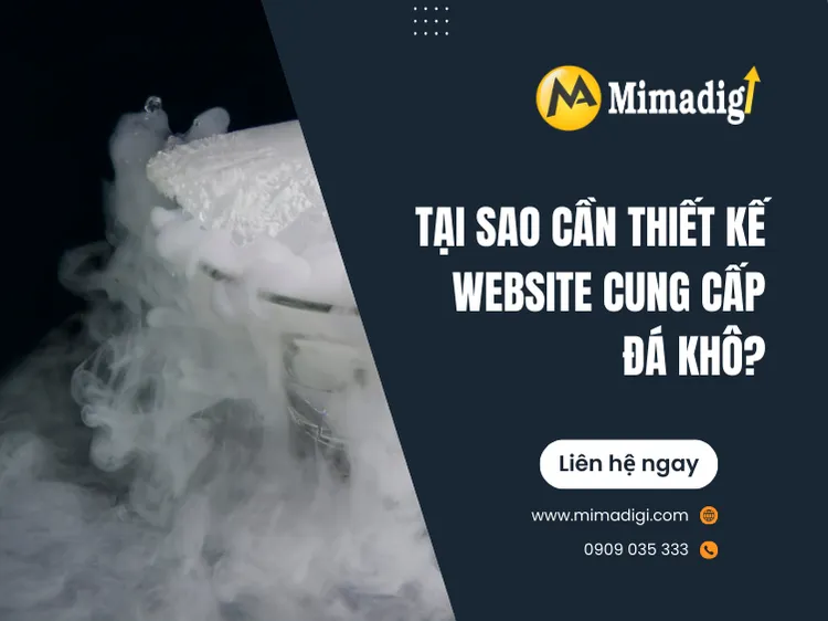 Why design a website for dry ice supply? at mima
