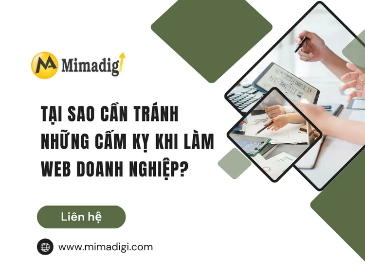 Why avoid taboos when building a business website? at mima