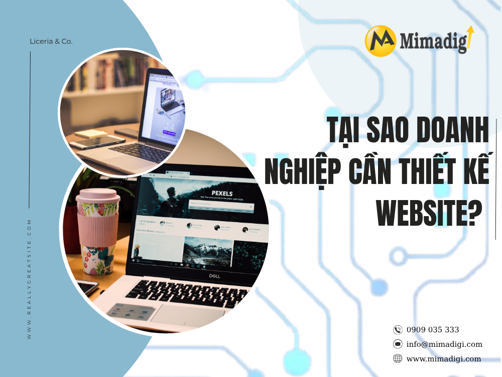 Tại Sao Doanh Nghiệp Cần Thiết Kế Website? tại mima