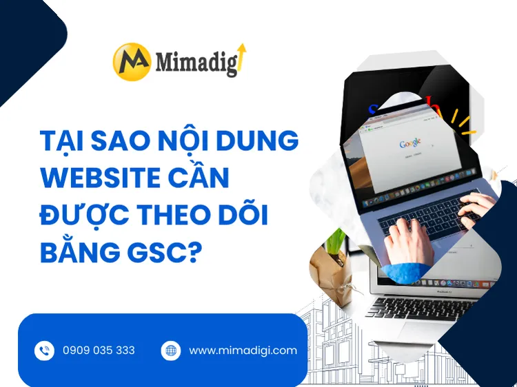 Why should website content be tracked with GSC? at mima