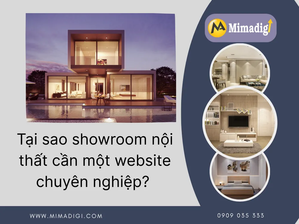 Tại sao showroom nội thất cần một website chuyên nghiệp? tại mima