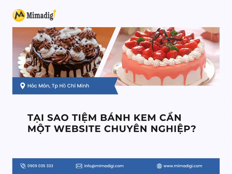 Tại Sao Tiệm Bánh Kem Cần Một Website Chuyên Nghiệp? tại mima