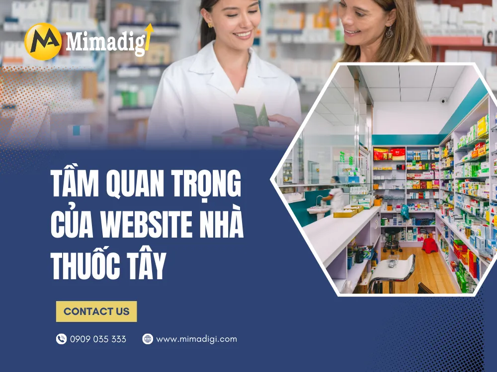 Tầm quan trọng của website nhà thuốc tây tại mima