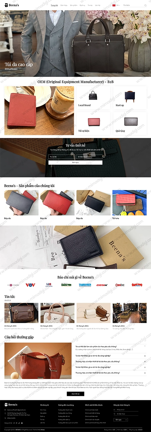 MIMADIGI Đồng Hành Cùng Beenas Xây Dựng Website Chuẩn SEO