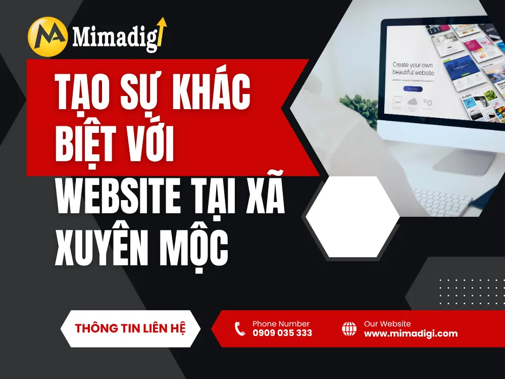 Tạo Sự Khác Biệt Với Website Tại Xã Xuyên Mộc tại mima