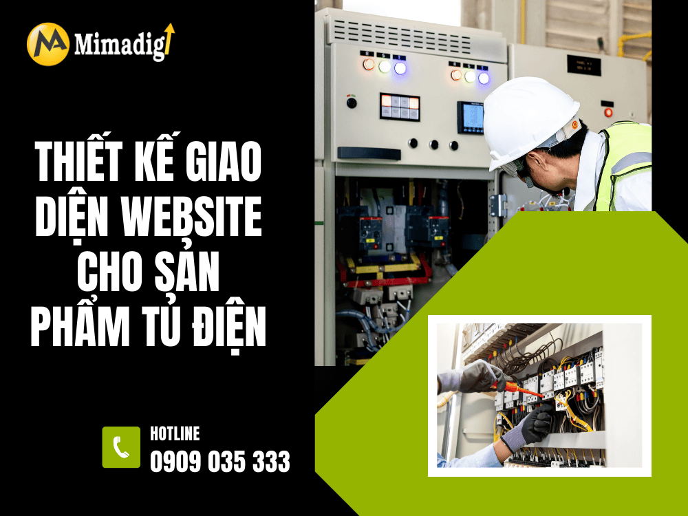 Website Interface Design for Electrical Panel Products at MIMA