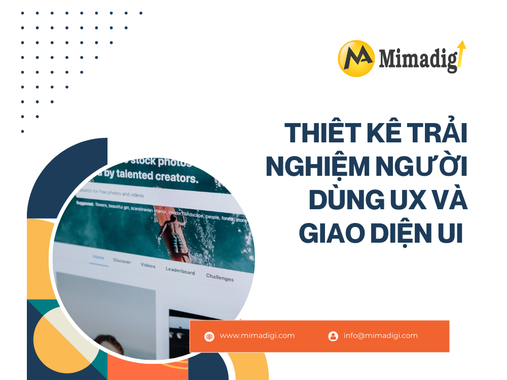 Thiết kế trải nghiệm người dùng UX và giao diện UI tại mima