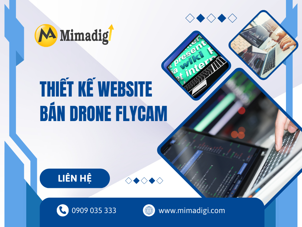 Thiết kế website bán drone flycam tại mima