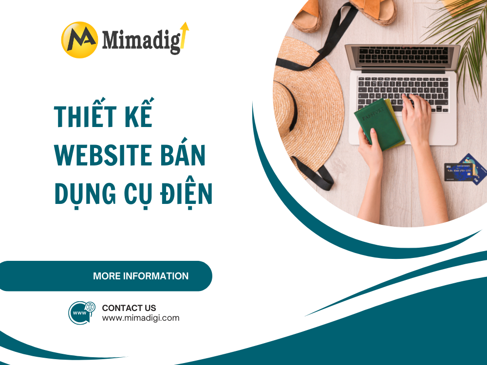 Thiết kế website bán dụng cụ điện tại mima