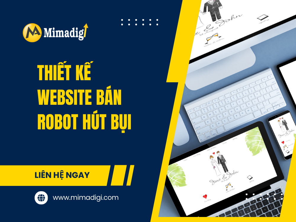 Thiết kế website bán robot hút bụi tại mima