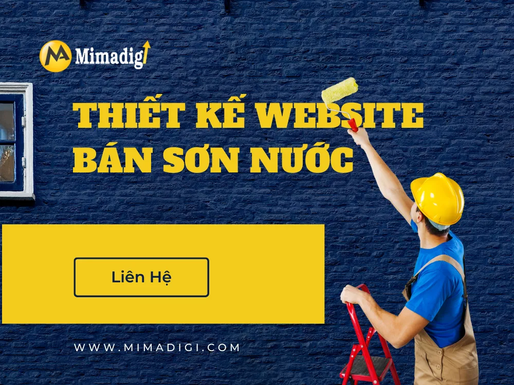Thiết kế website bán sơn nước tại mima