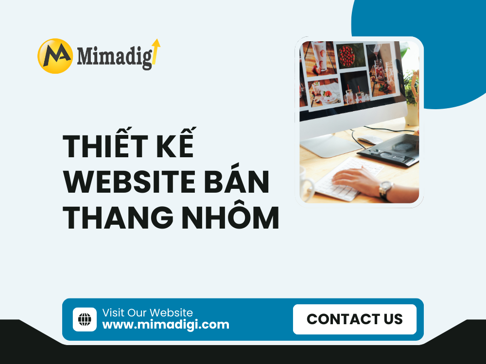 Thiết kế website bán thang nhôm tại mima