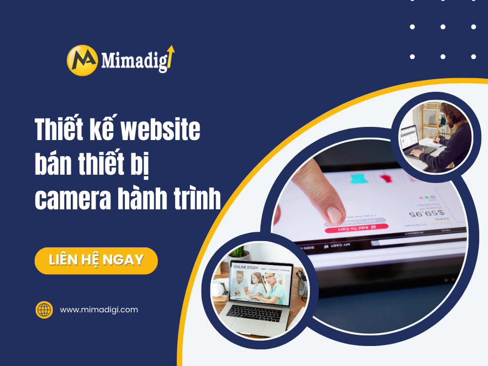Thiết kế website bán thiết bị camera hành trình tại mima