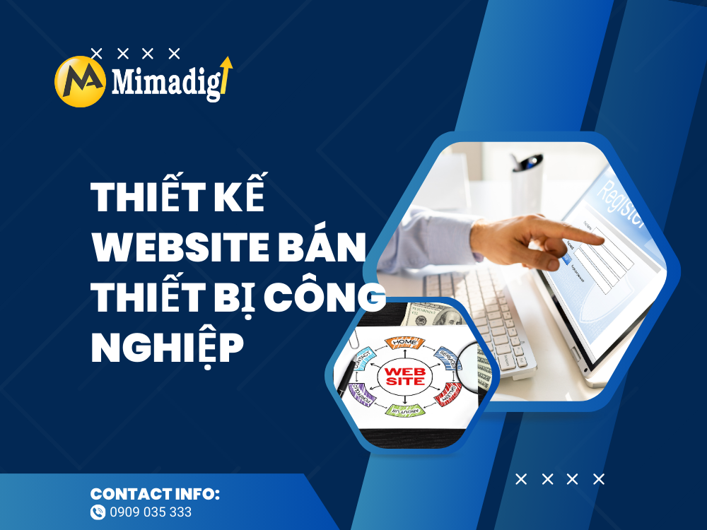 Thiết kế website bán thiết bị công nghiệp tại mima