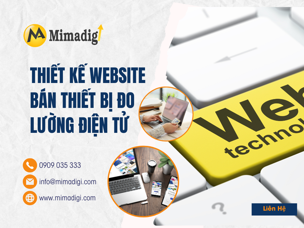 Thiết kế website bán thiết bị đo lường điện tử tại mima