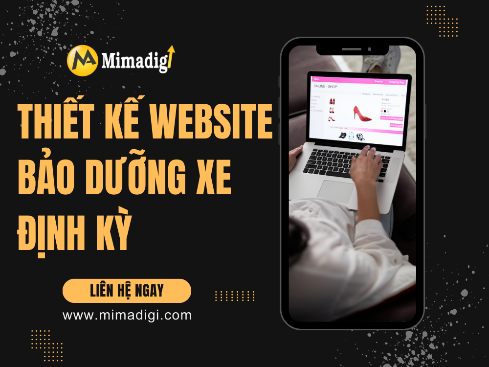 Thiết kế website bảo dưỡng xe định kỳ tại mima
