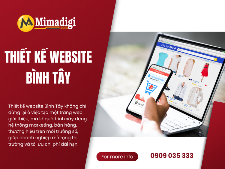 Thiết kế website Bình Tây