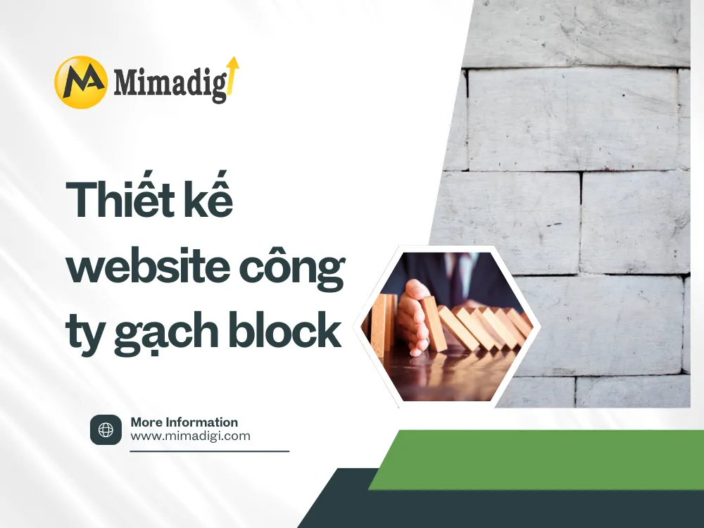 Thiết kế website công ty gạch block tại mima
