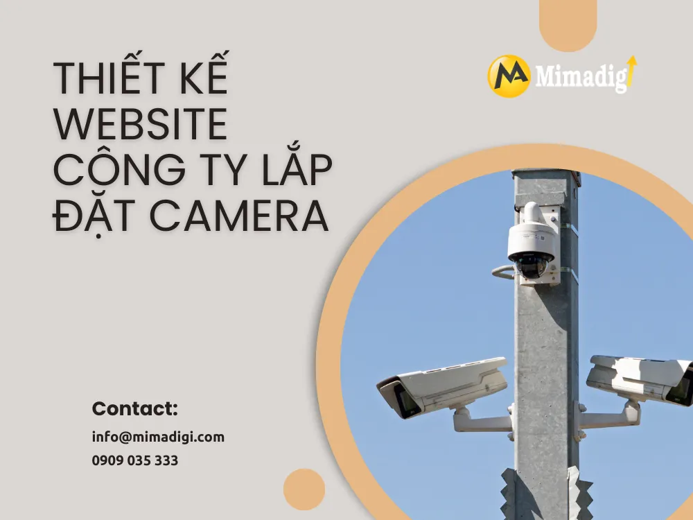Thiết kế website công ty lắp đặt camera tại mima