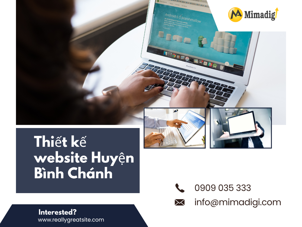 Thiết kế website Huyện Bình Chánh tại mima