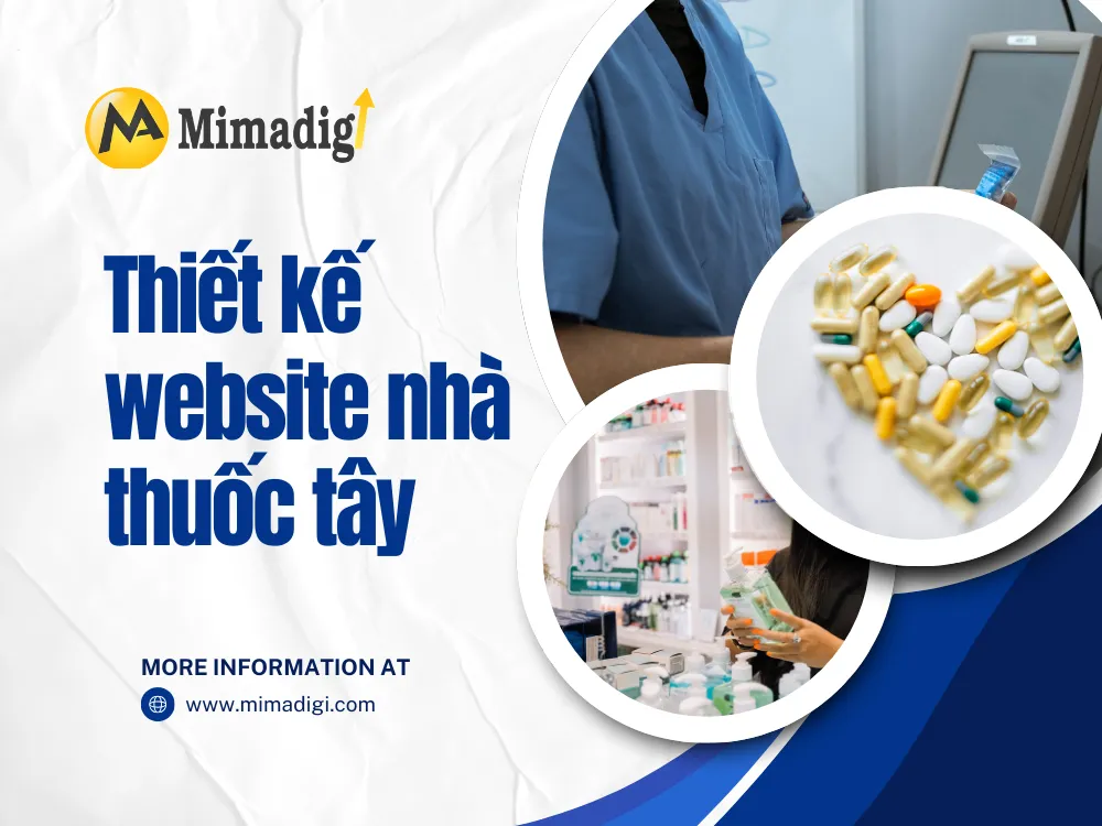 Thiết kế website nhà thuốc tây tại mima