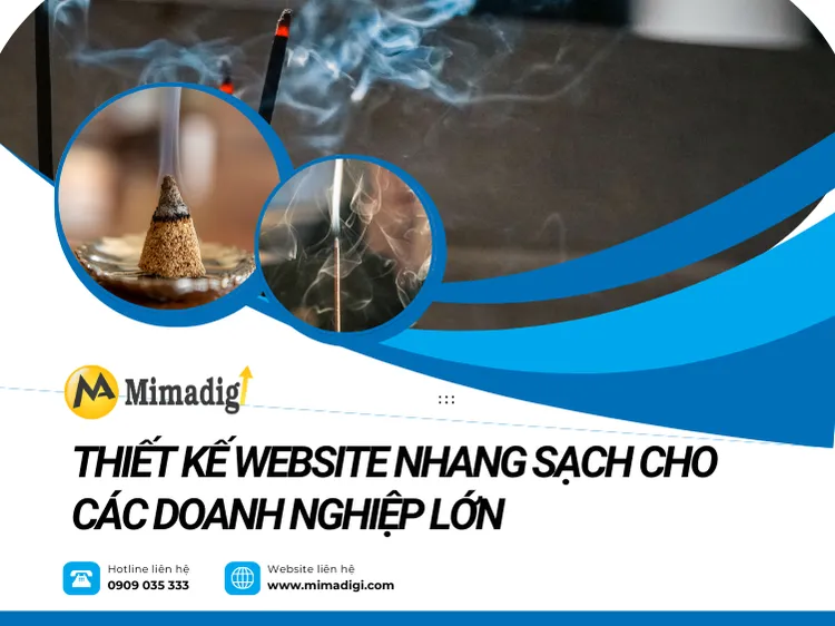 Designing Clean Incense Websites for Large Enterprises at mima