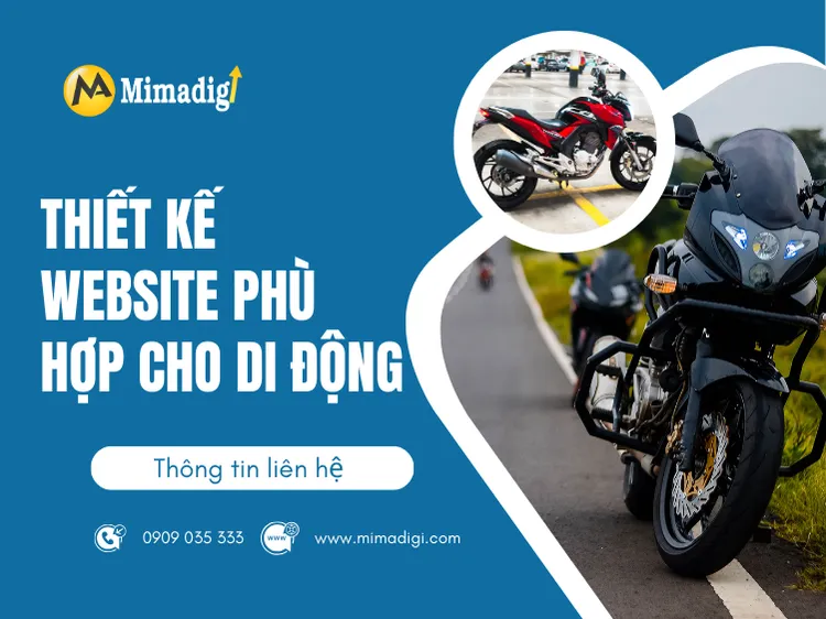 Thiết Kế Website Phù Hợp Cho Di Động tại mima