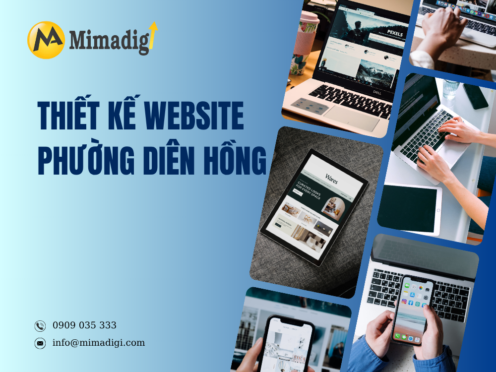 Thiết Kế Website Phường Diên Hồng tại mima