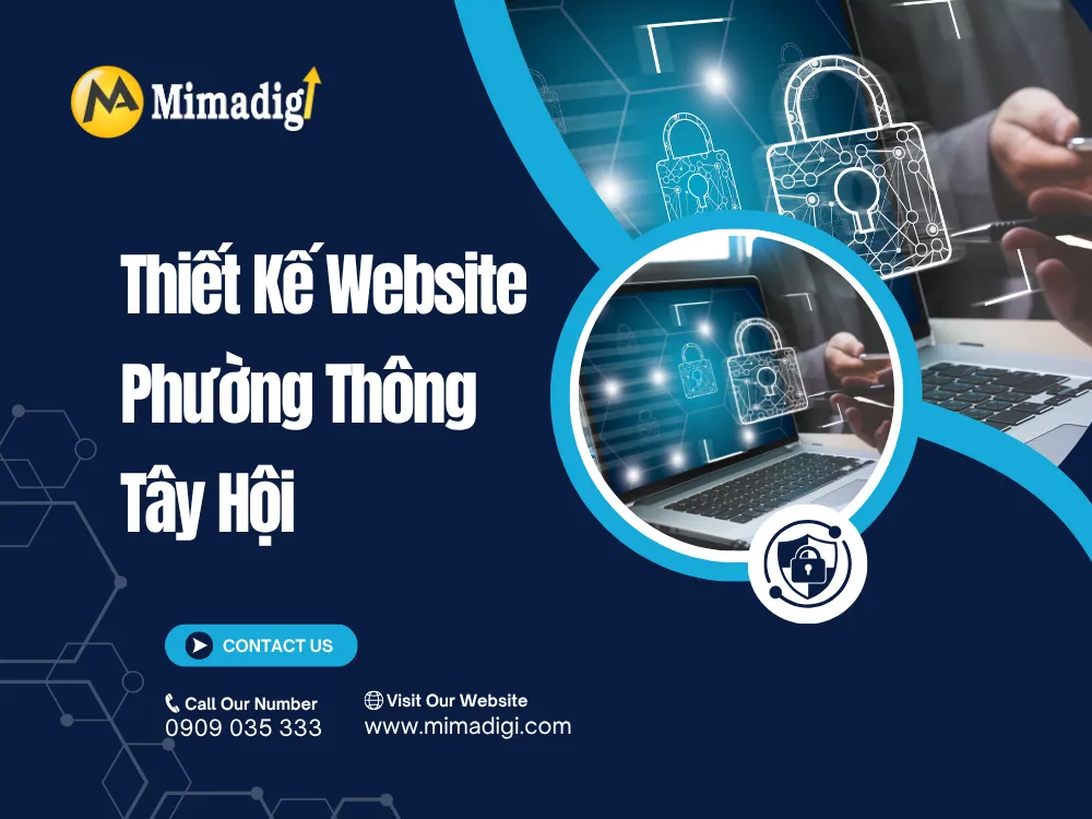 Thiết Kế Website Phường Thông Tây Hội tại mima