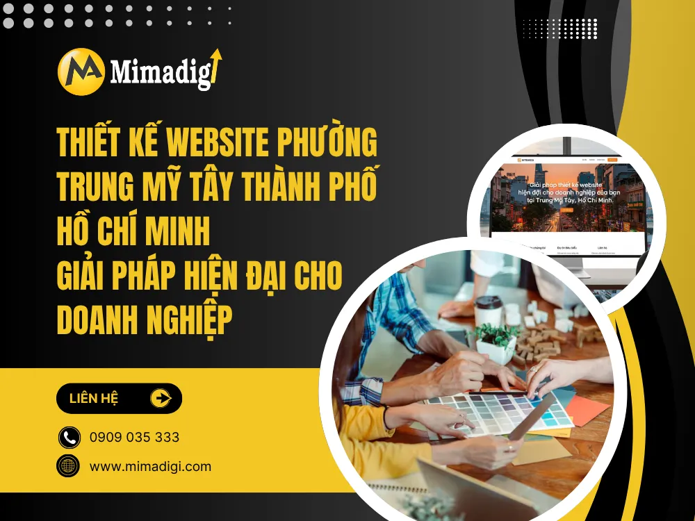 Thiết Kế Website Phường Trung Mỹ Tây tại mima