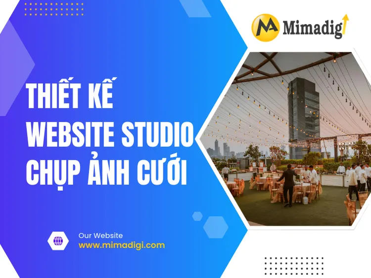 Thiết kế website studio chụp ảnh cưới tại mima