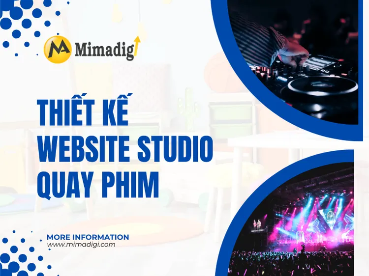 Thiết kế website studio quay phim tại mima