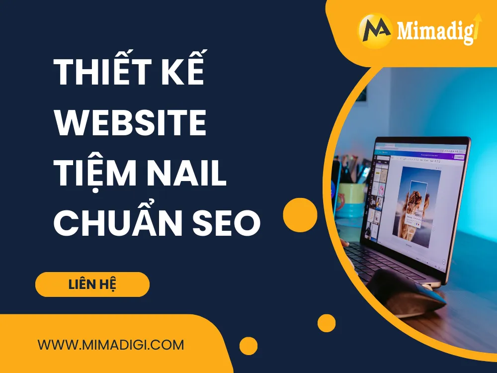 Thiết Kế Website Tiệm Nail Chuẩn SEO tại mima