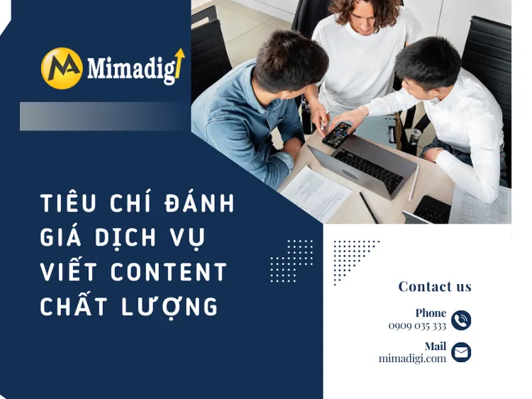 Criteria for evaluating quality content writing services at mima