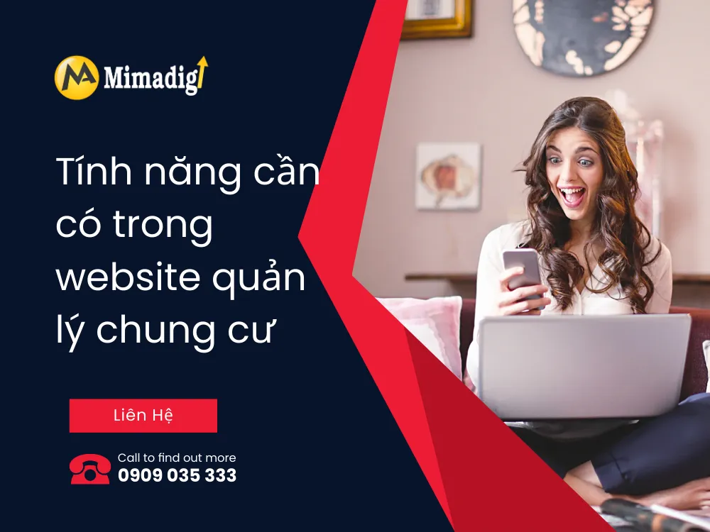 Tính năng cần có trong website quản lý chung cư tại mima