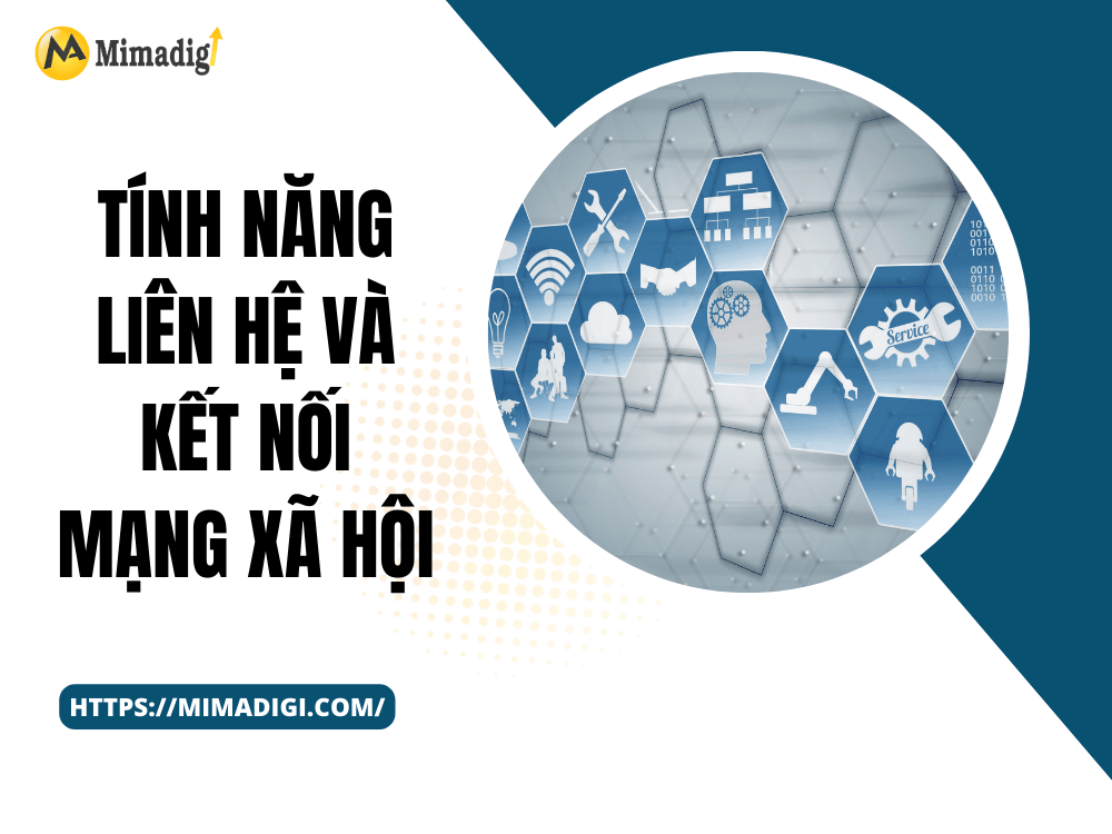 Contact feature and social network connection at MIMA