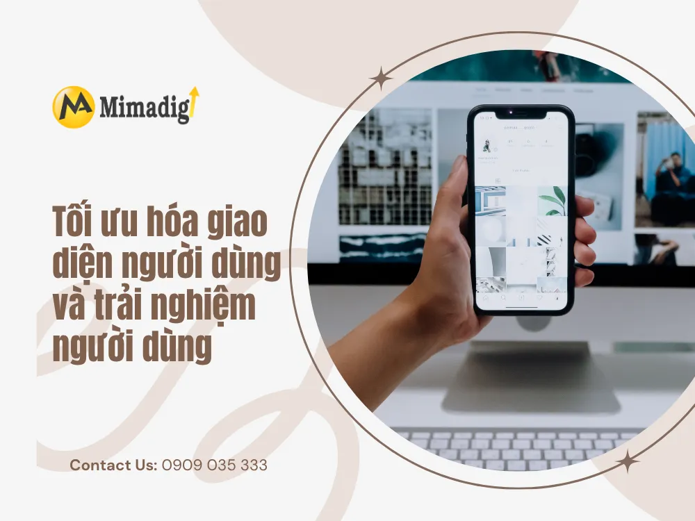 Tối ưu hóa giao diện người dùng (UI) và trải nghiệm người dùng (UX) cho website CRM tại mima
