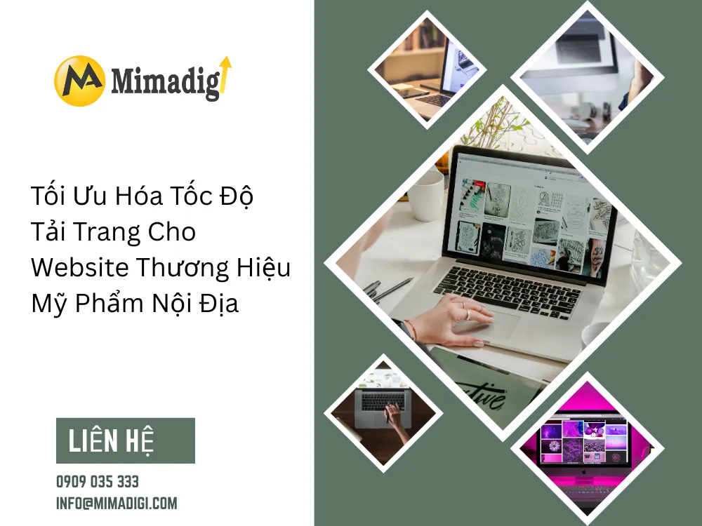 Tối Ưu Hóa Tốc Độ Tải Trang Cho Website Thương Hiệu Mỹ Phẩm Nội Địa tại mima