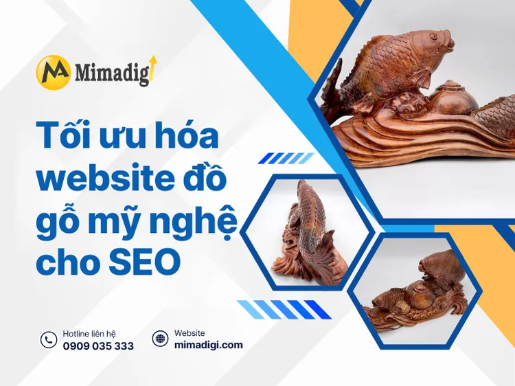 Optimizing Fine Art Wood Craft Website for SEO at mima