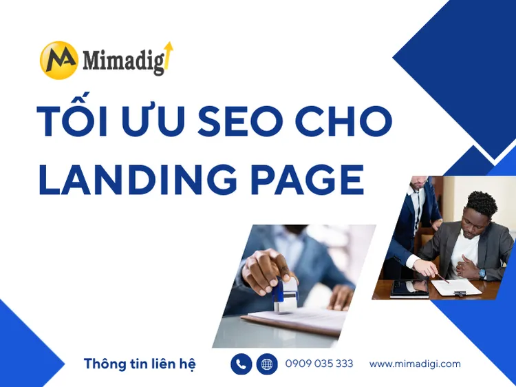 SEO optimization for landing page at mima