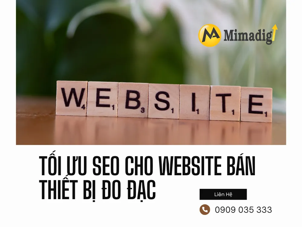 Tối ưu SEO cho website bán thiết bị đo đạc tại mima