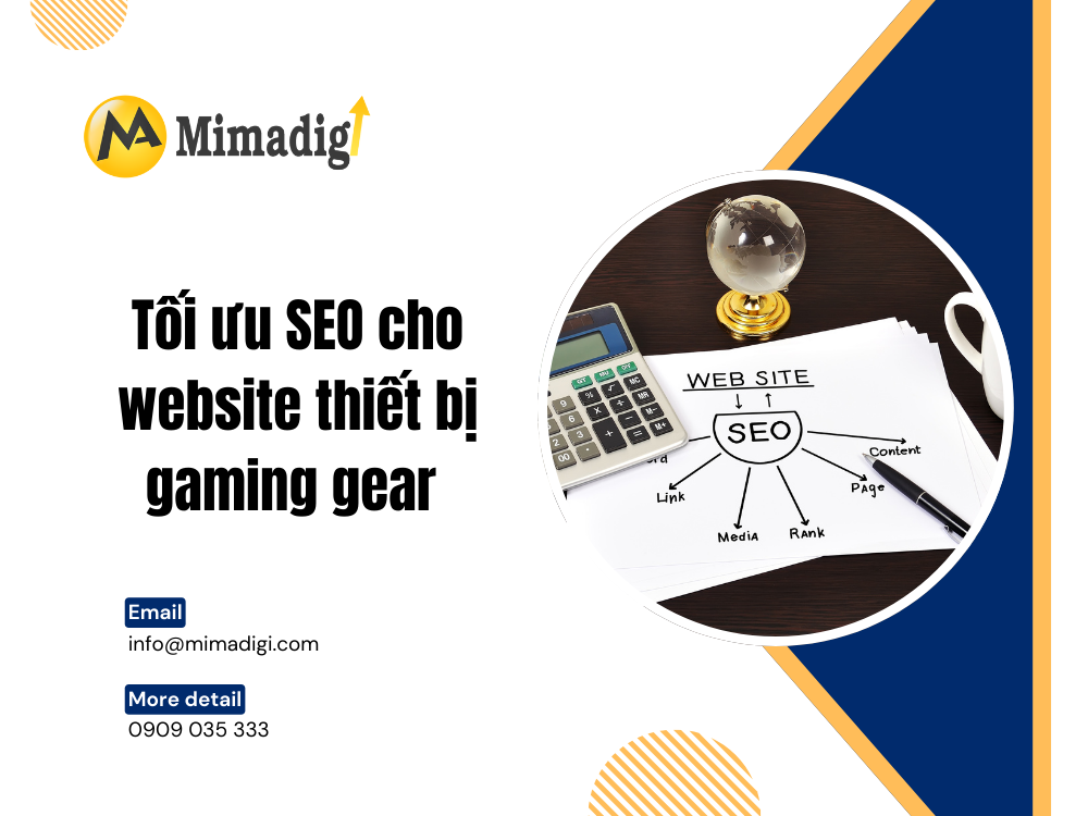 Tối ưu SEO cho website thiết bị gaming gear tại mima