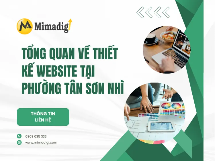 Overview of Website Design in Tan Son Nhi Ward at mima