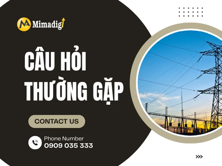 Top 10 câu hỏi thường gặp khi thiết kế website bán thiết bị điện công nghiệp tại Long An tại mima