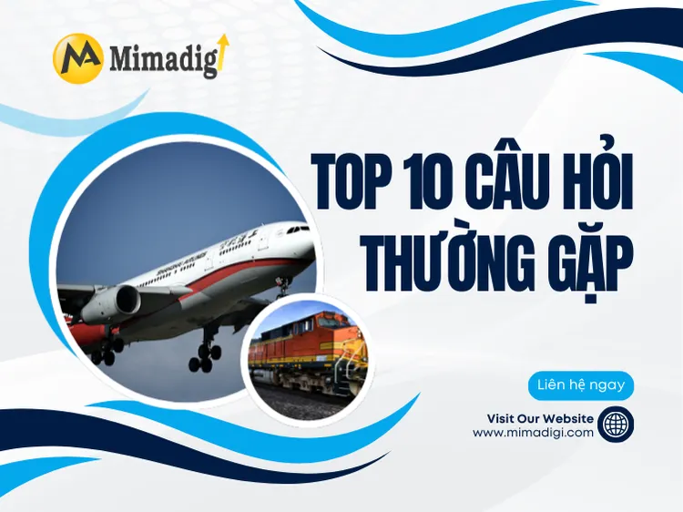 Top 10 câu hỏi thường gặp khi thiết kế website bán vé máy bay, tàu xe tại mima
