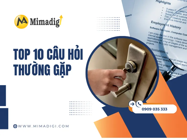 Top 10 câu hỏi thường gặp khi thiết kế website cho dịch vụ sửa khóa – đánh chìa khóa tận nơi tại mima