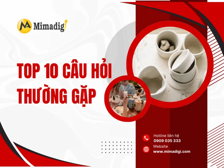Top 10 câu hỏi thường gặp khi thiết kế website làm gốm – đồ handmade tại mima