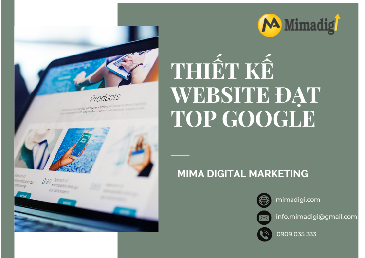 Top Google web design at Mima