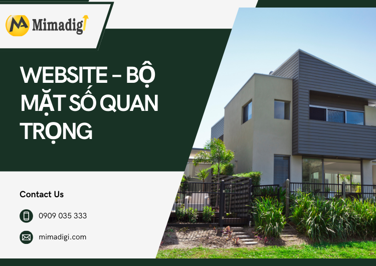Thiết kế web bất động sản giá rẻ tại Mima